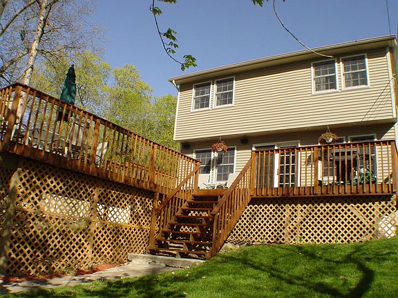 Lake side of house