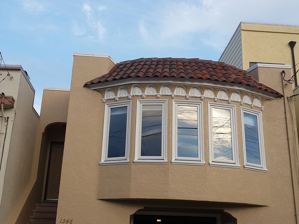 Outside front