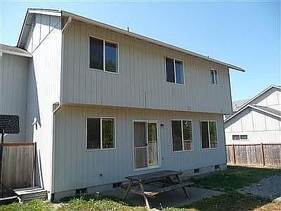Large back yard
