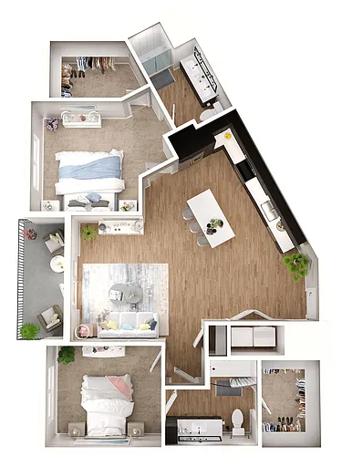 Floor plan B7