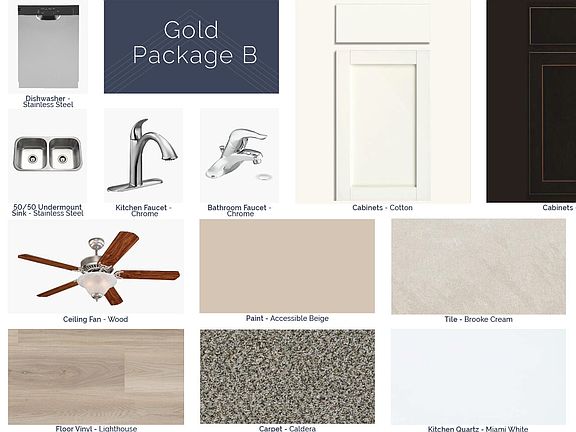 Interior Selection Gold B