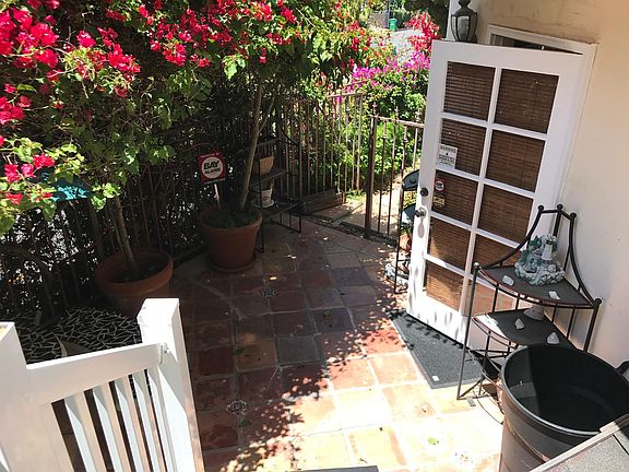Patio entrance