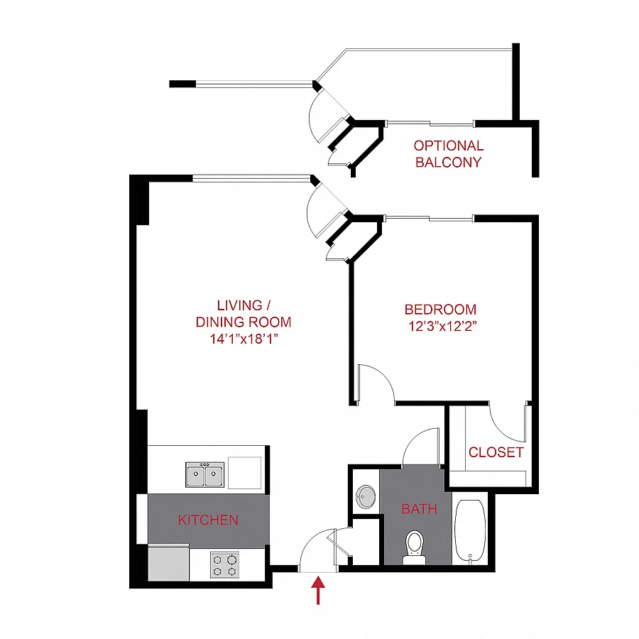 Floor plan Crestone