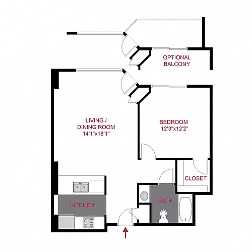 Floor plan Crestone