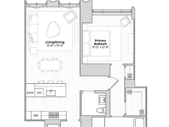 2nd image of 25 Park Row #10B
