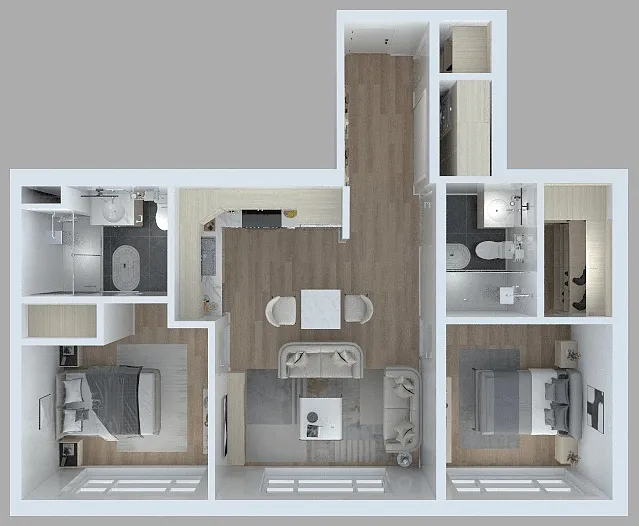 Floor plan B1