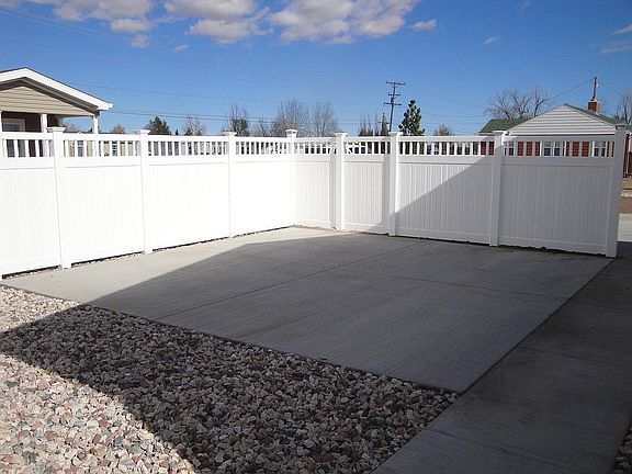 Large private patio.
