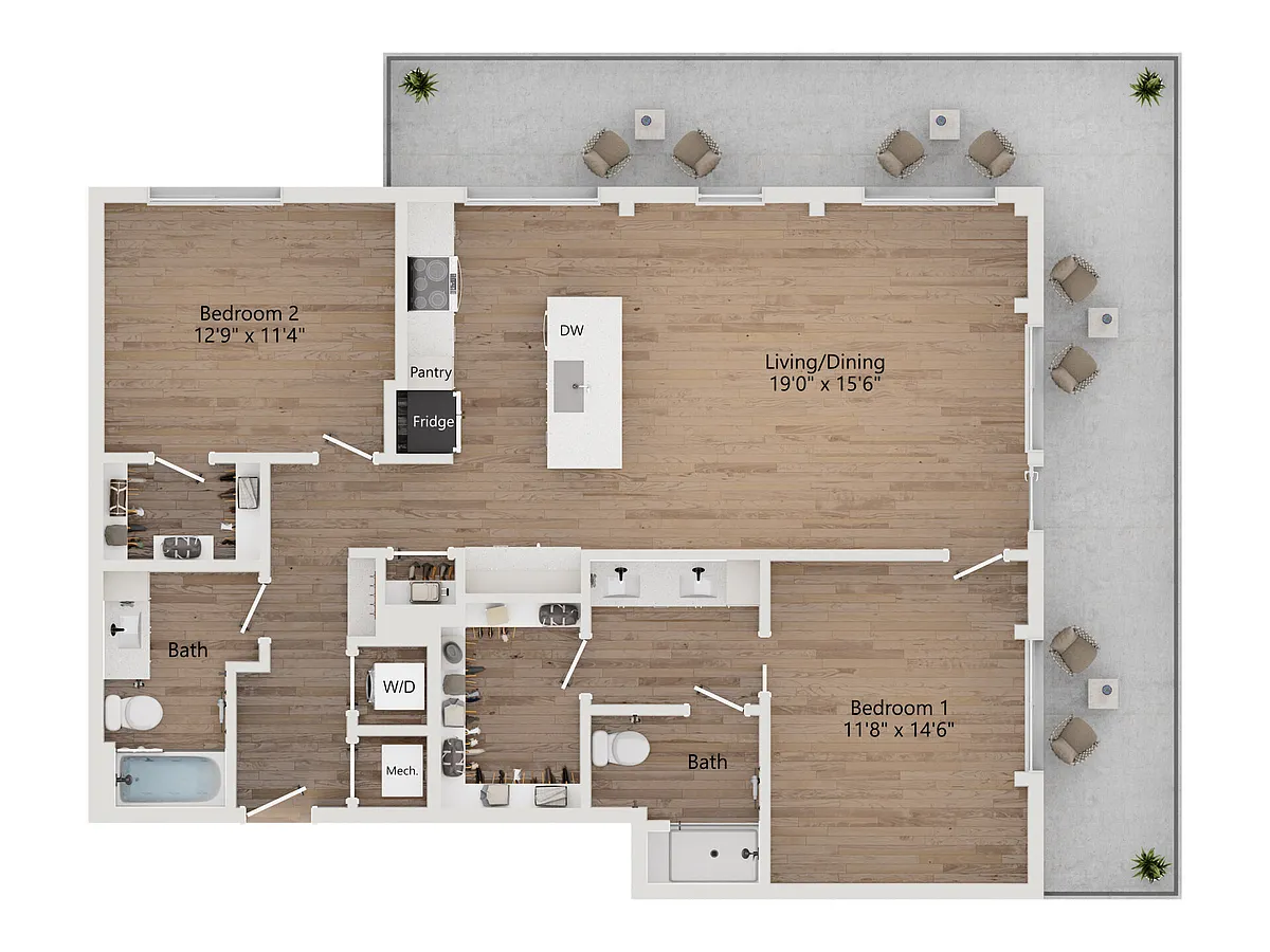 Floor plan B9