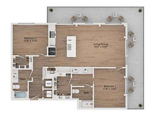 Floor plan B9