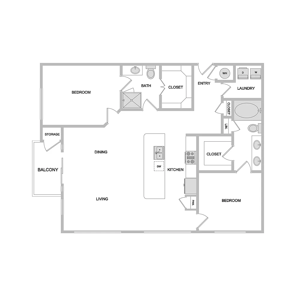 Floor plan B8