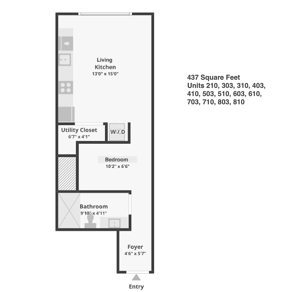 Floor plan Studio