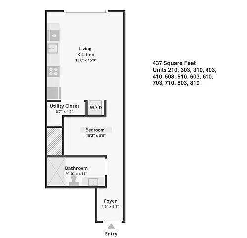 Floor plan Studio