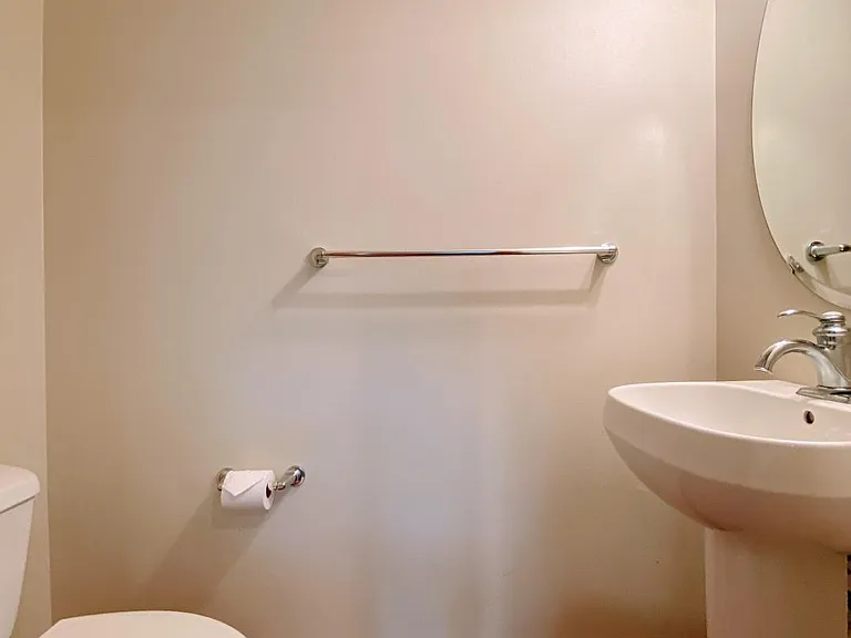 Half bath on main floor