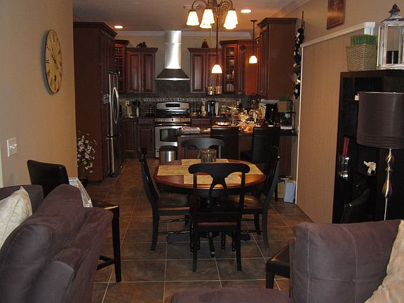 Fireplace/kitchen