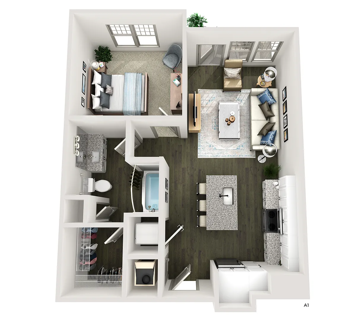 Floor plan A1