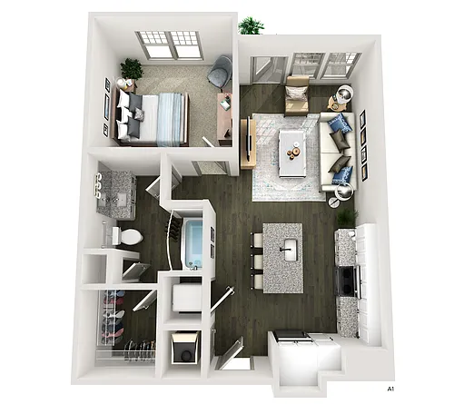 Floor plan A1