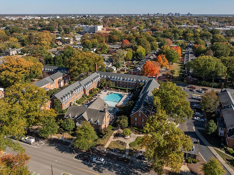 Aerial view of Malvern Manor