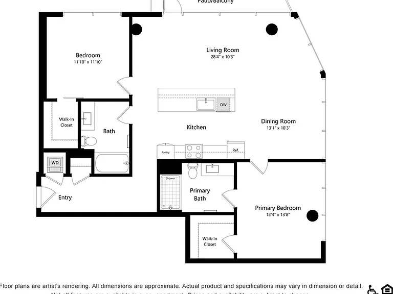 C6 | 2 bed 2 bath | 1,317 sq. ft. C6 | 2 bed 2 bath | 1,317 sq. ft.