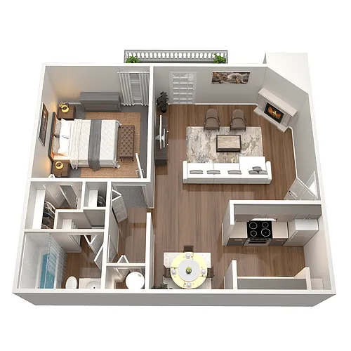 Floor plan A2 - Hillside