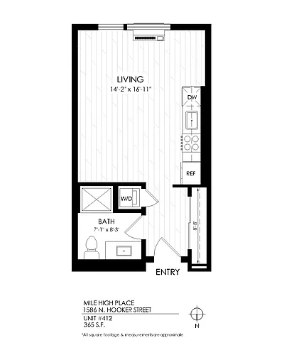 Floor plan Studio