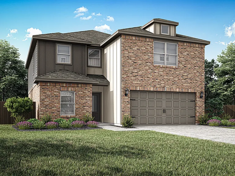 The Sterling is a two-story brick home.