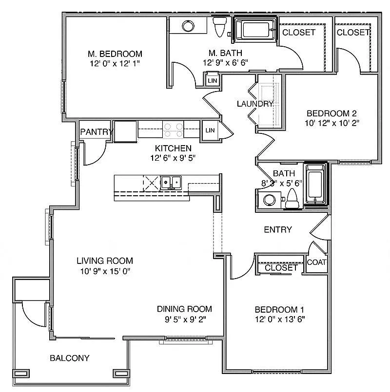 Floor plan C1