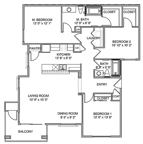 Floor plan C1