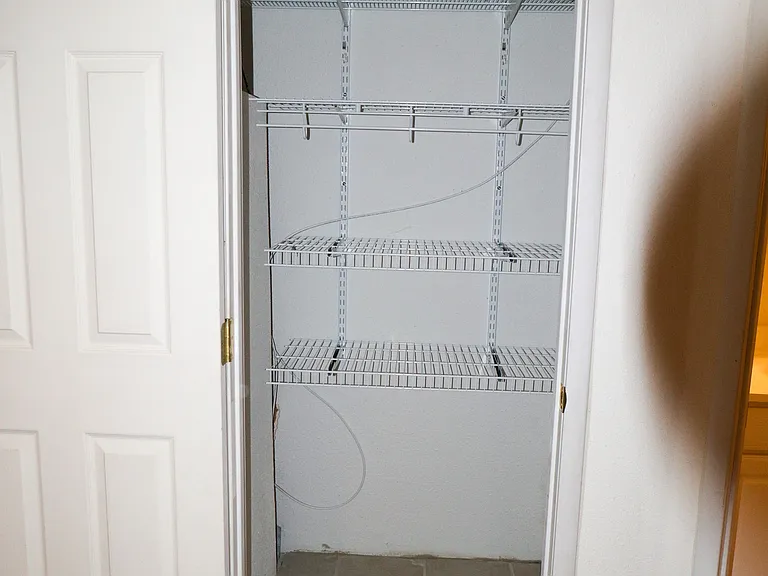 closet in basement