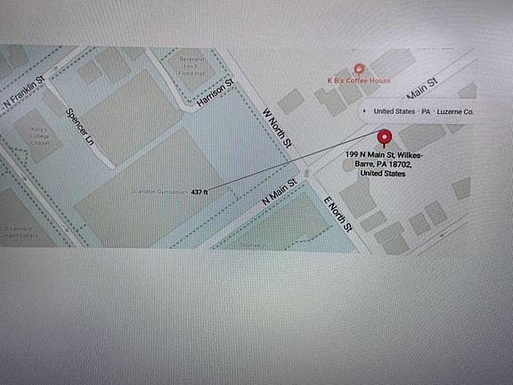 Map in property details does not show correct location. This is the correct location. 199-201 N Main Street