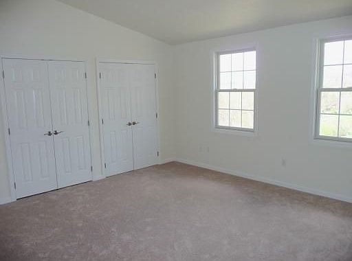 Master Suite is 16x14 with vaulted ceiling.