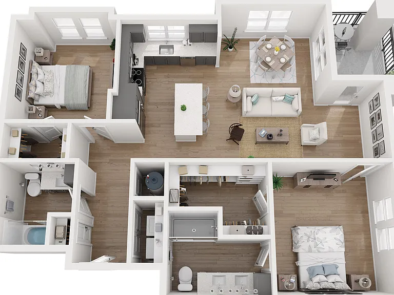 B2.1 floor plan Reverie Belmont