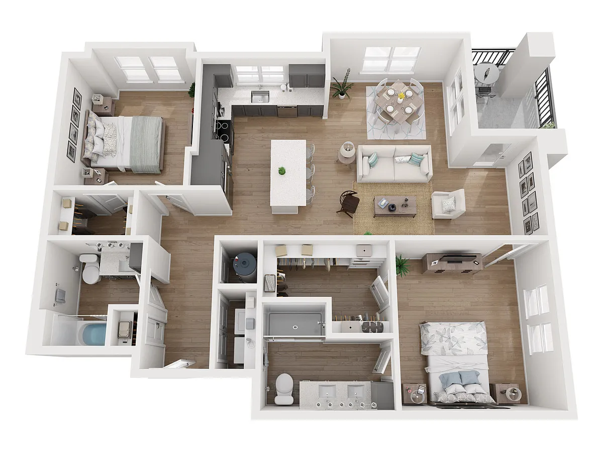 Floor plan B21