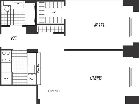 2nd image of 400 Chambers St APT 14C