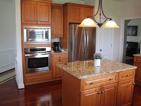 Island in the kitchen