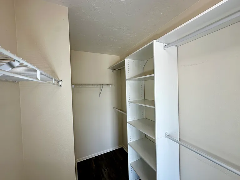 Primary closet