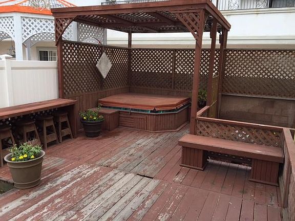 Backyard deck