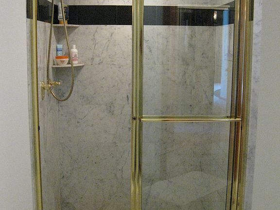 Master Bath Marble Shower