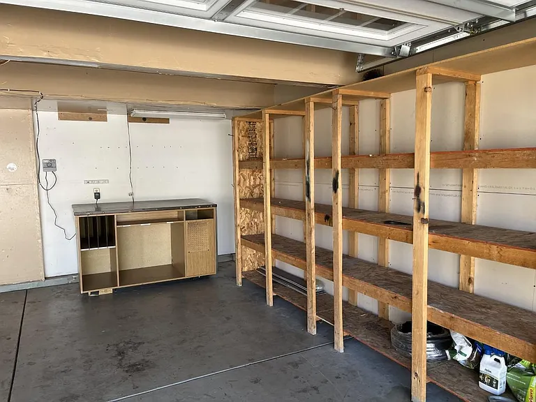 shelving in garage