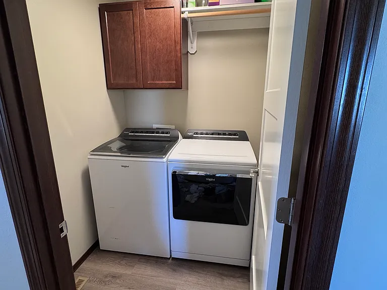 Laundry room (second floor). W/D included.
