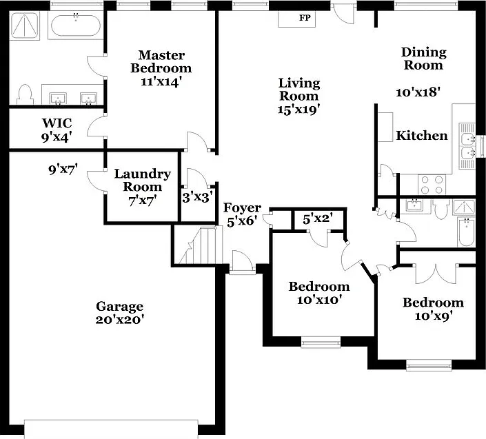 3 bed, 2.0 bath, 1812 sqft, $3,260 — Photo 2