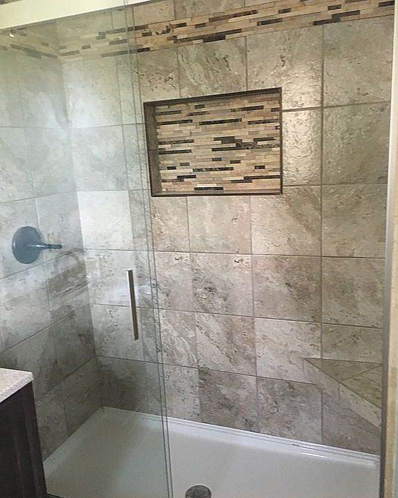 New tile shower