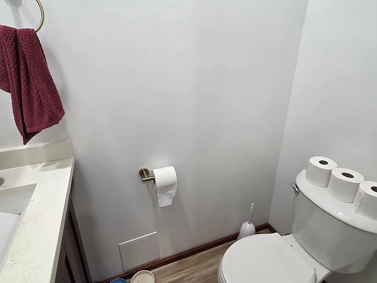 First floor half bath
