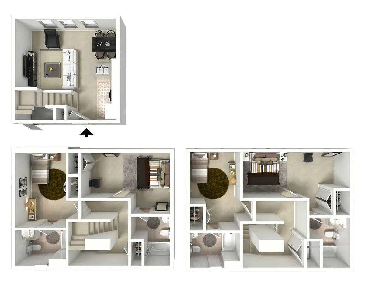 Floor plan 4x4 - Priced Per Bedroom