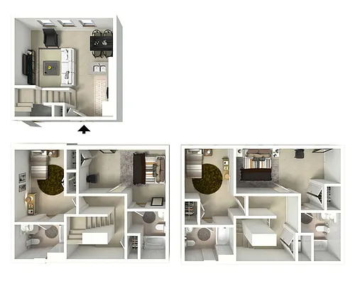 Floor plan 4x4 - Priced Per Bedroom