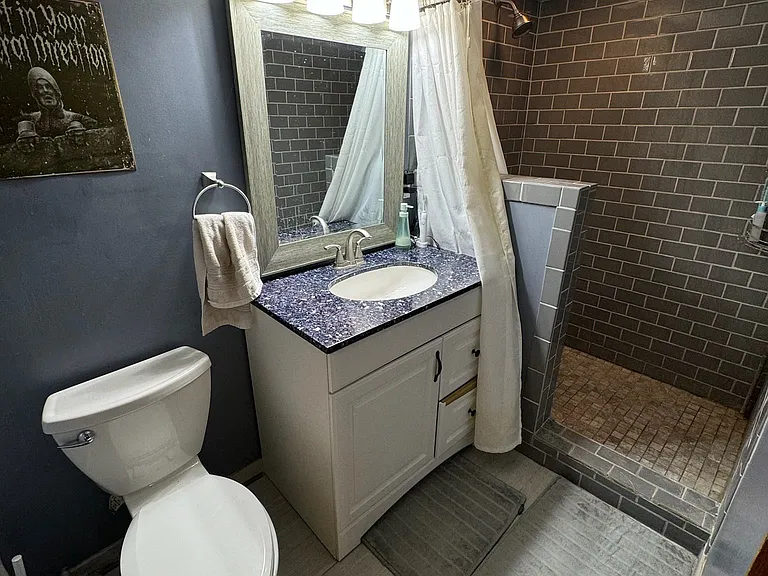Basement bathroom
