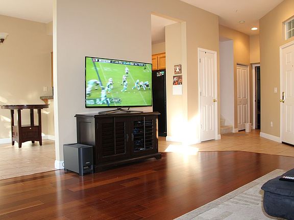Living room hardwood floor