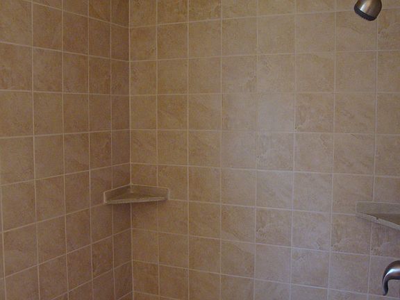 Custom tile walk-in shower