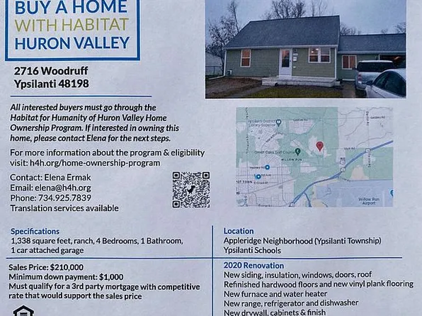 2716 Woodruff Ln, Ypsilanti, MI 48198
