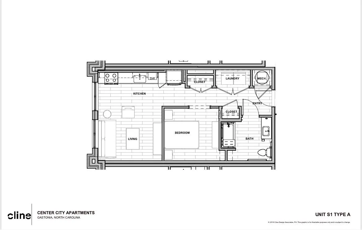 Floor plan Studio