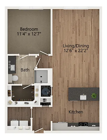 Floor plan A3A